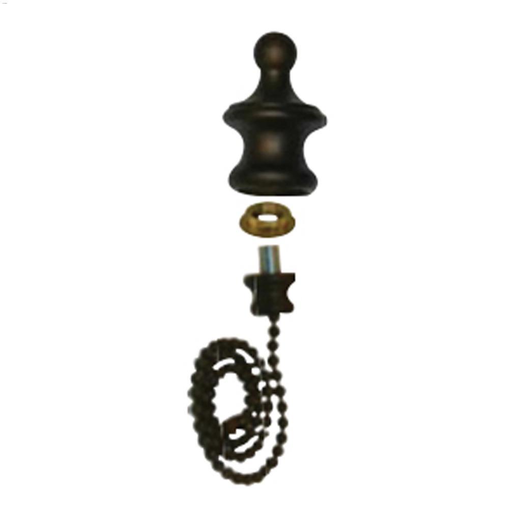 Fleuron bronze huilé avec adaptateur réducteur & chaînette