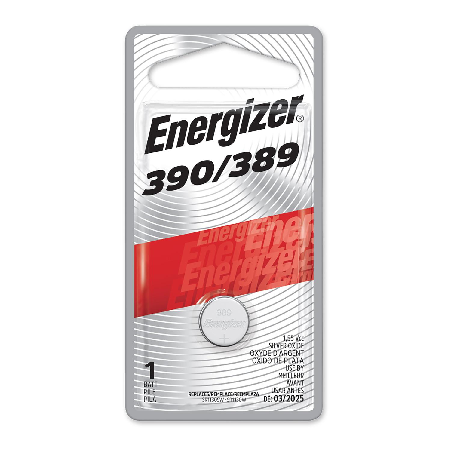 389 Pile bouton à l'oxyde d'argent de 1,55 V