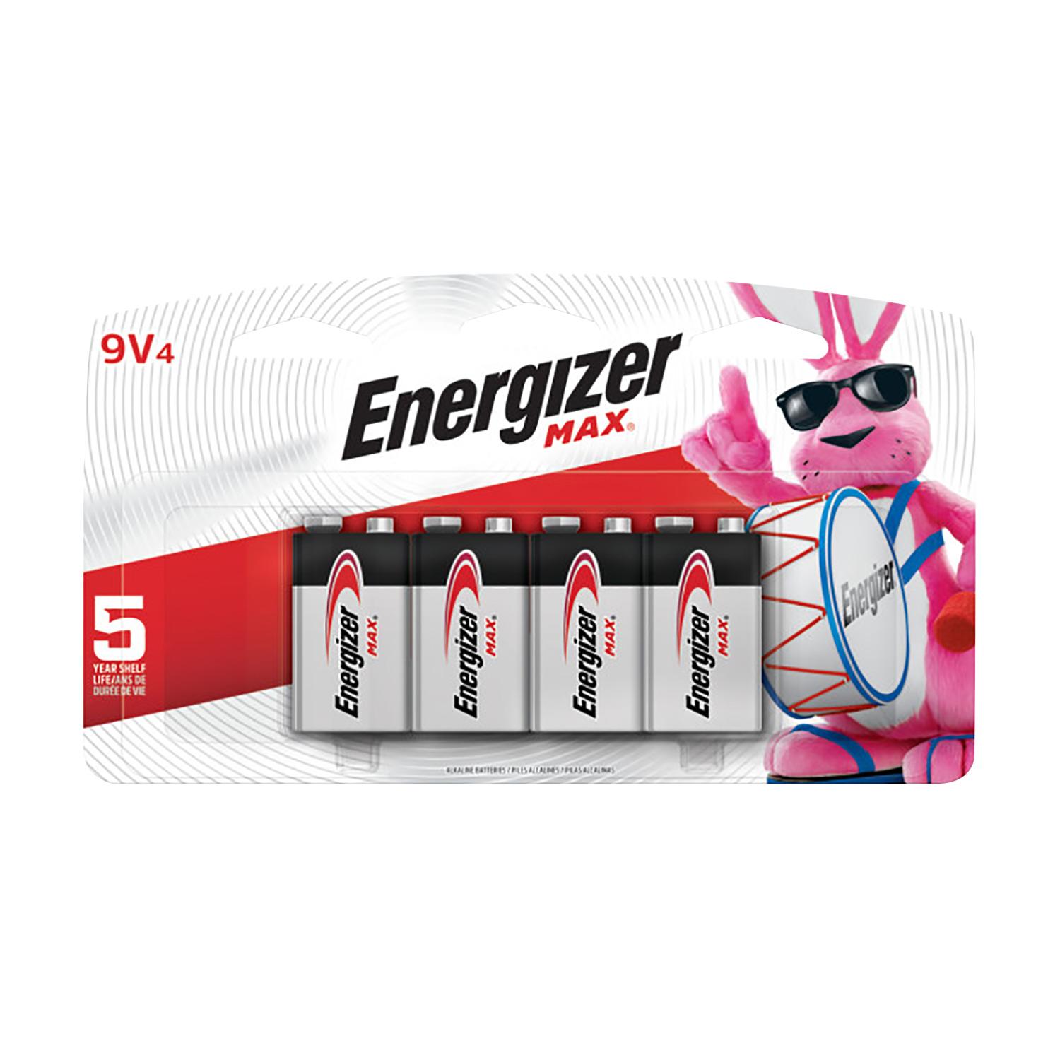Max 9V Alkaline Battery (4 Pack)