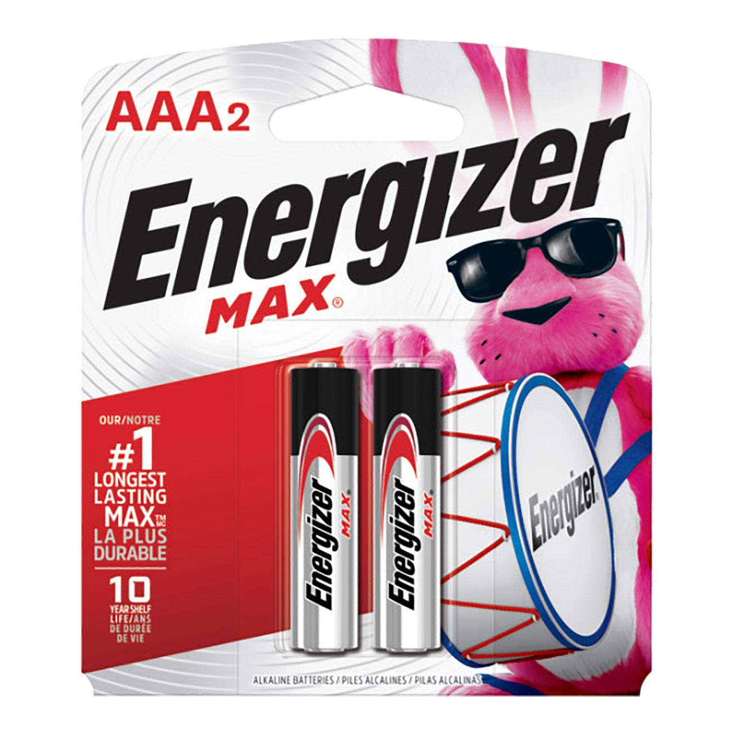 Max AAA Alkaline Battery (2 Pack)