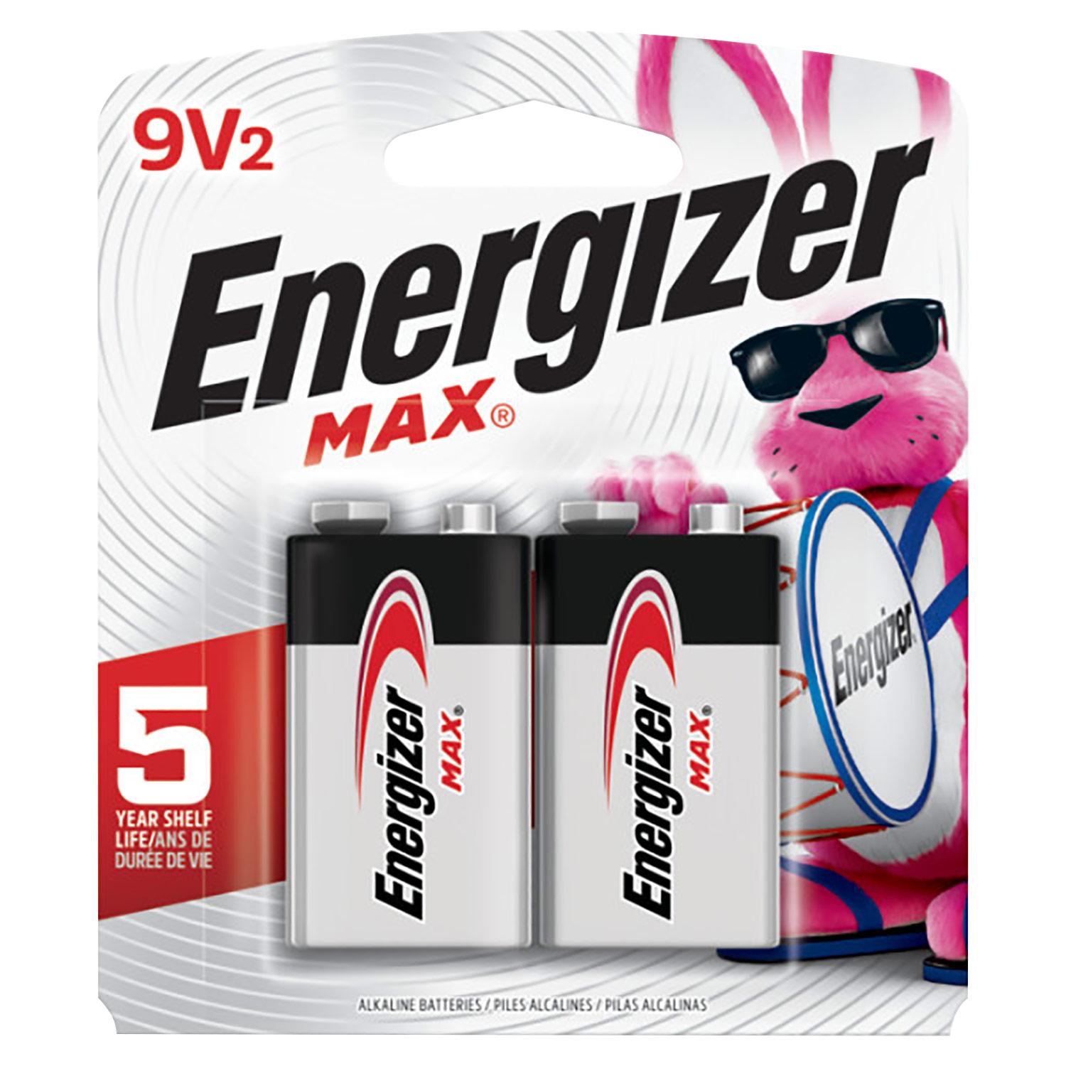 Max 9V Alkaline Battery (2 Pack)