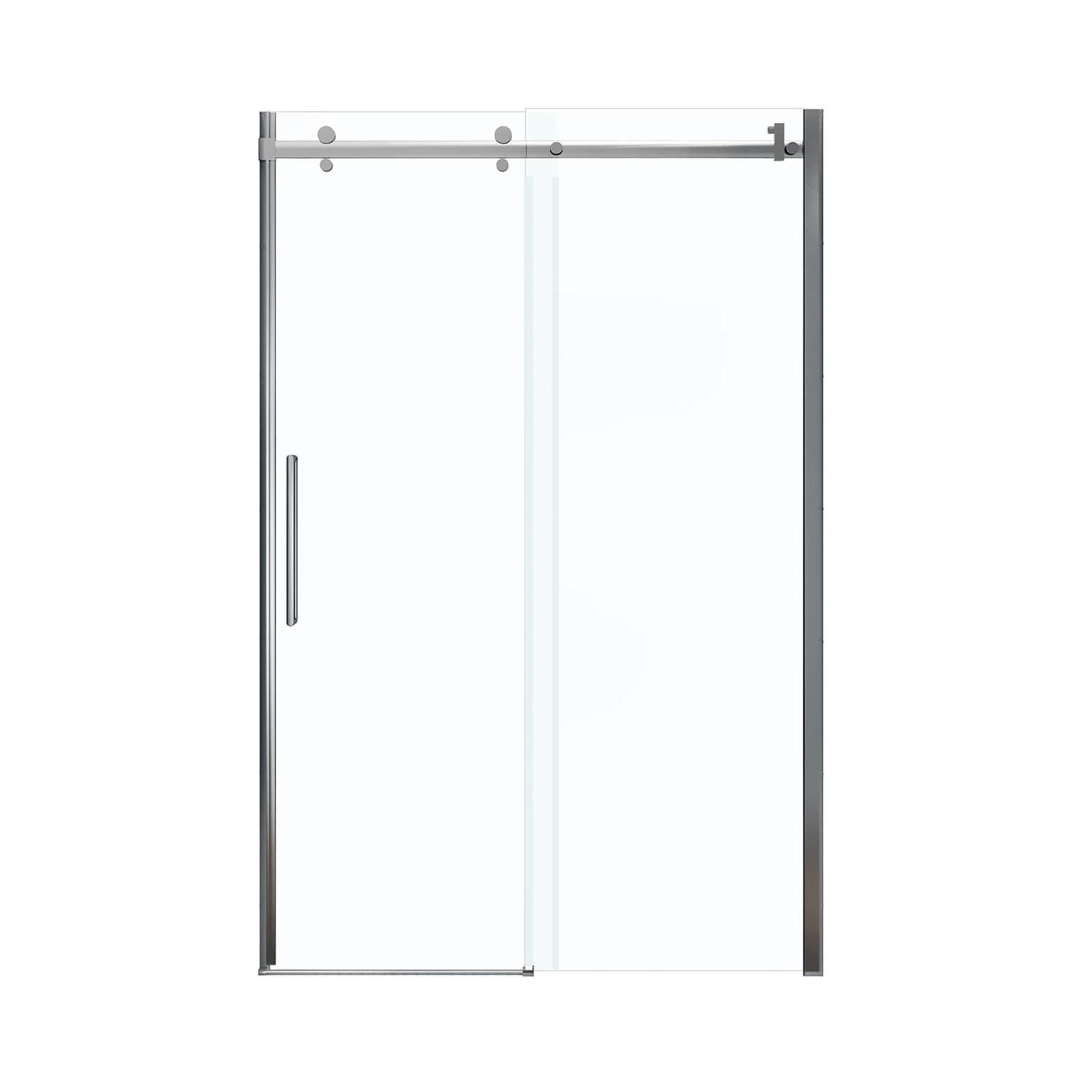 44-1/2-47" x 78-3/4" Chrome Clear Sliding Shower Door