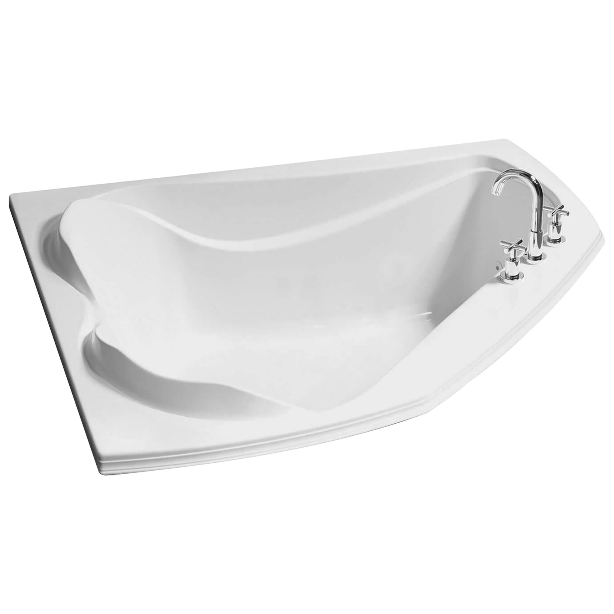 Baignoire de coin décalée blanche Cocoon®  6054
