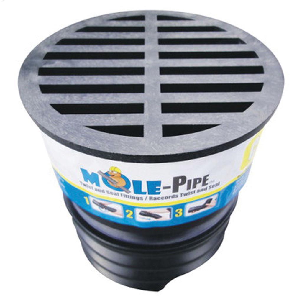 Couvercle de drain tourner et sceller