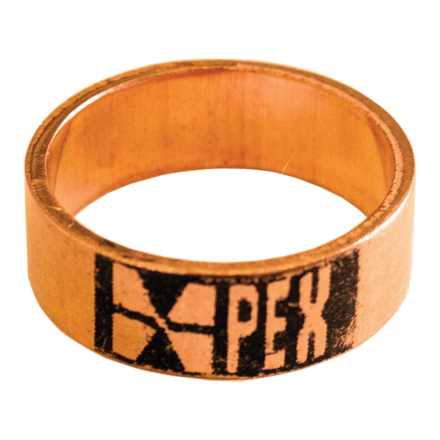 1/2" Pex Copper Crimp Ring-25/Bag