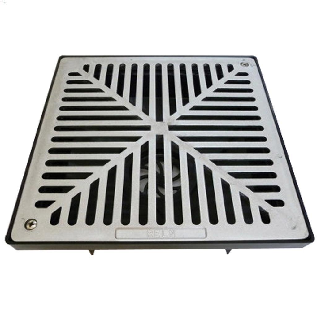 12" x 12" Vortex Catch Basin With Flat Aluminum Grate