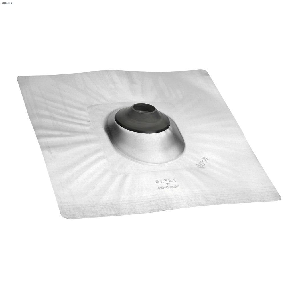 18" x 18" Base Soft Aluminum 4" Hole Roof Flashing