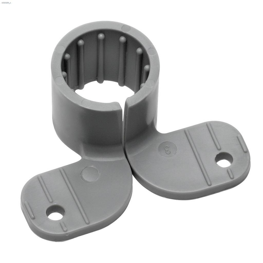1/2" Polypropylene Gray Suspension Pipe Half Clamp