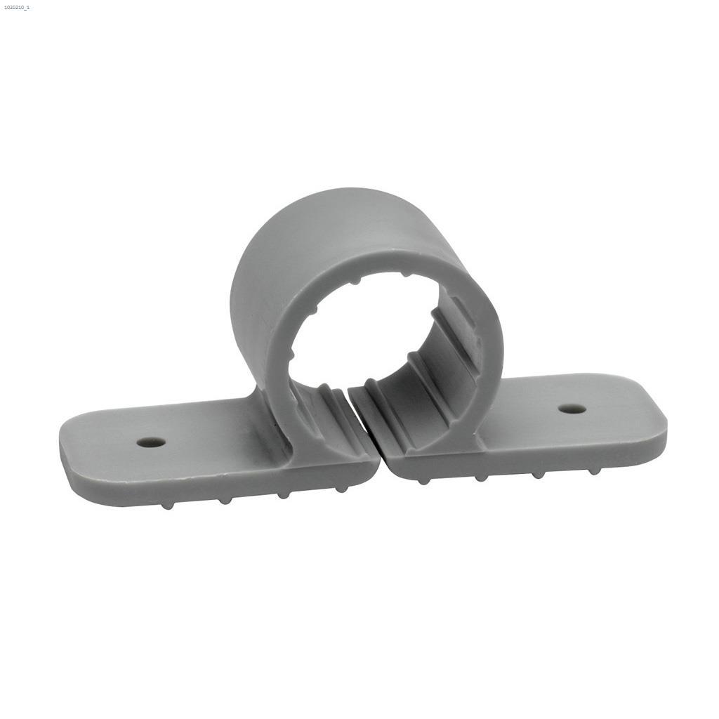 3/4" Polypropylene Gray Standard Pipe Clamp