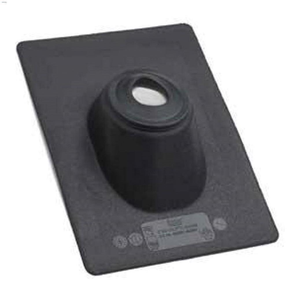 14" x 16" Thermoplastic Black 4" Hole Roof Flashing