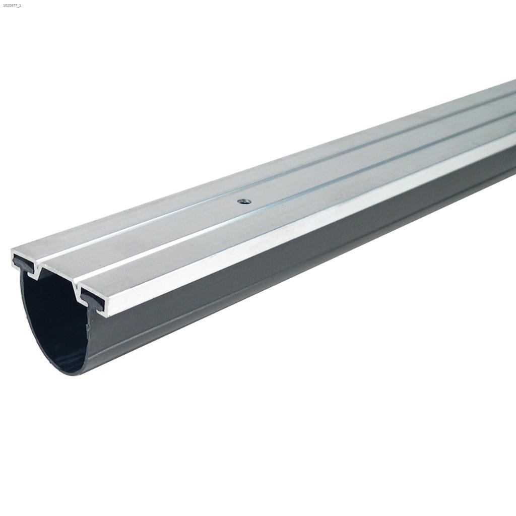 Bas de porte en aluminium avec insert en vinyle 1-5/8" x 16'