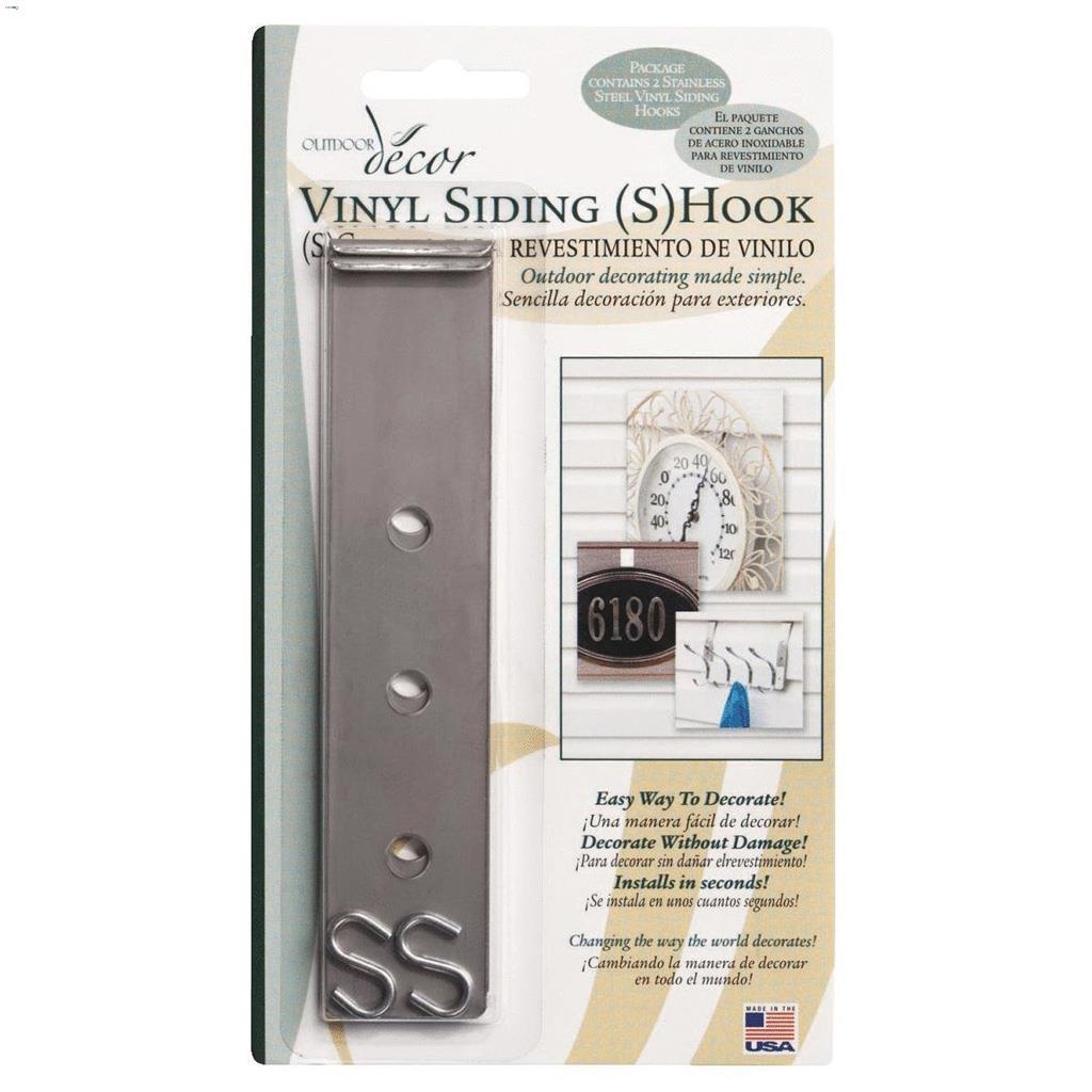 S-Hook Outdoor Decor Vinyl Sliding Hook