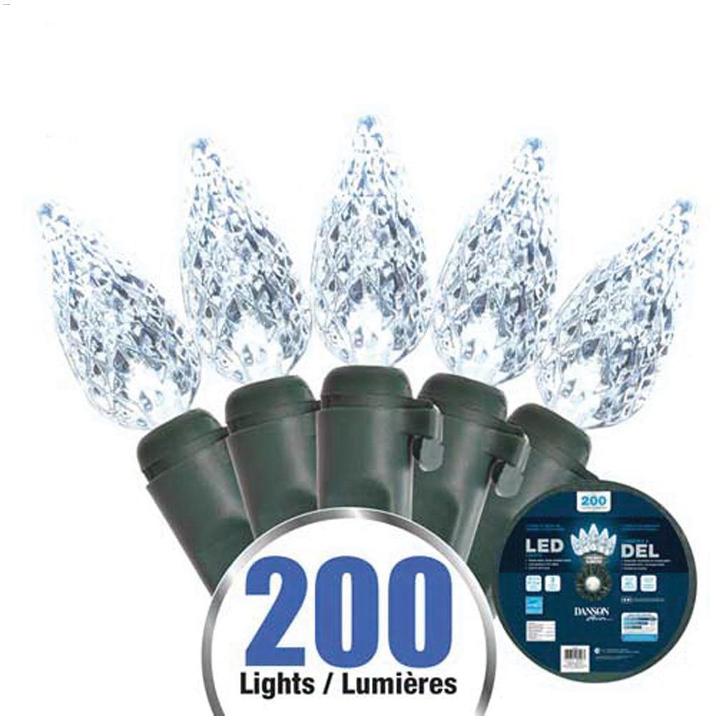 C6 LED String Lights with 200 Lights