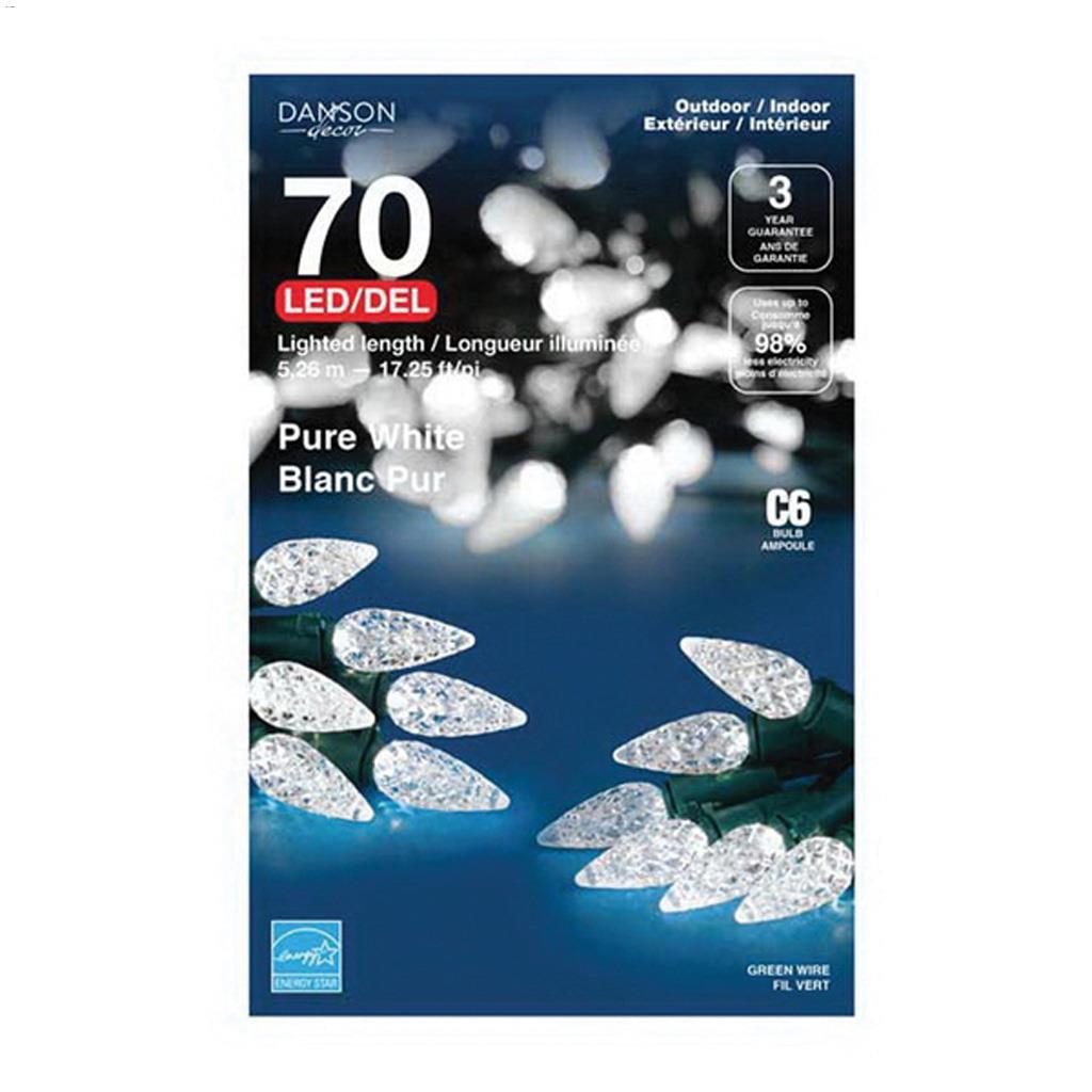 C6 LED String Lights with 70 Lights