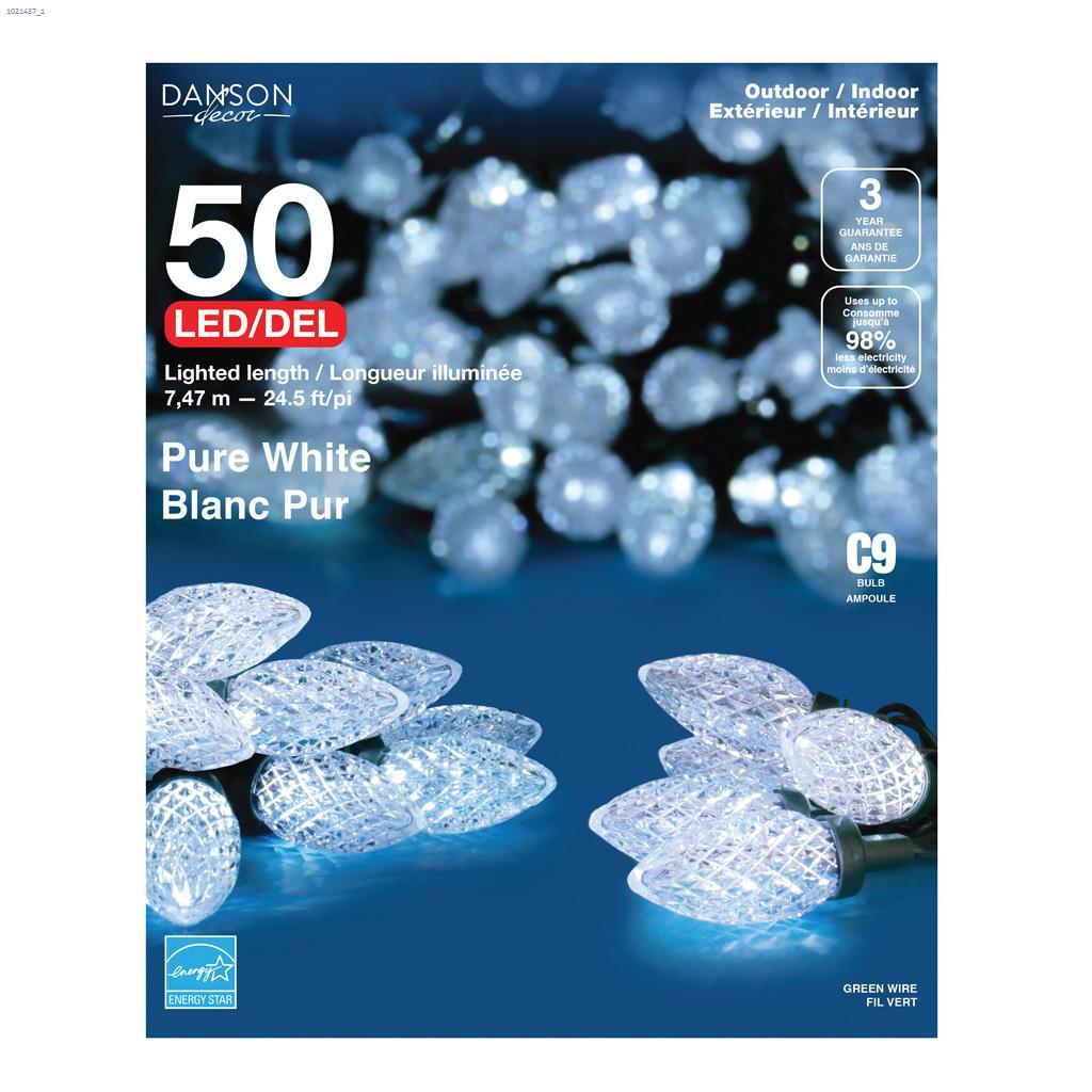 50 Lights C9 LED Decorative Lighting String