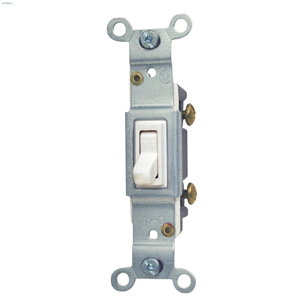 Interrupteur à bascule 15 A 120 V 1 P