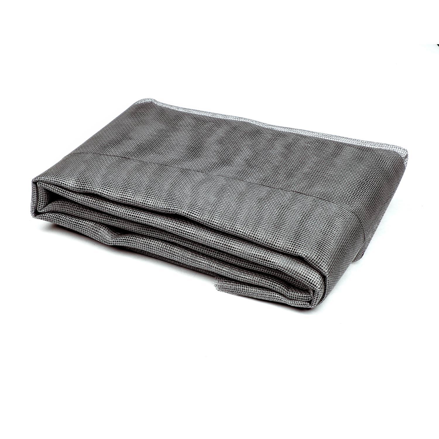 Porte Moustiquaire de Patio en Fibre de Verre 48" x 84" Gris