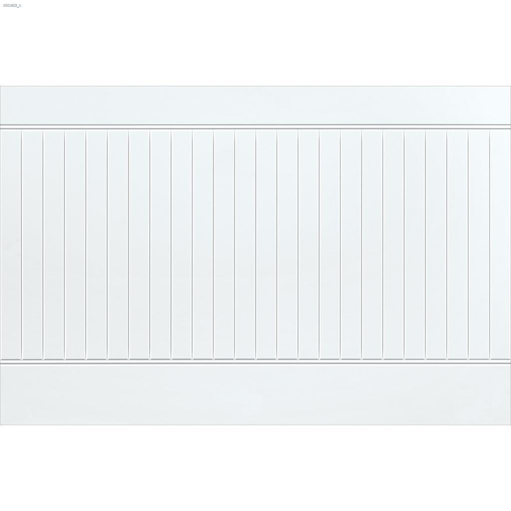 Panneau mural en HDF Riviera blanc  1/4" x 32" x 48"