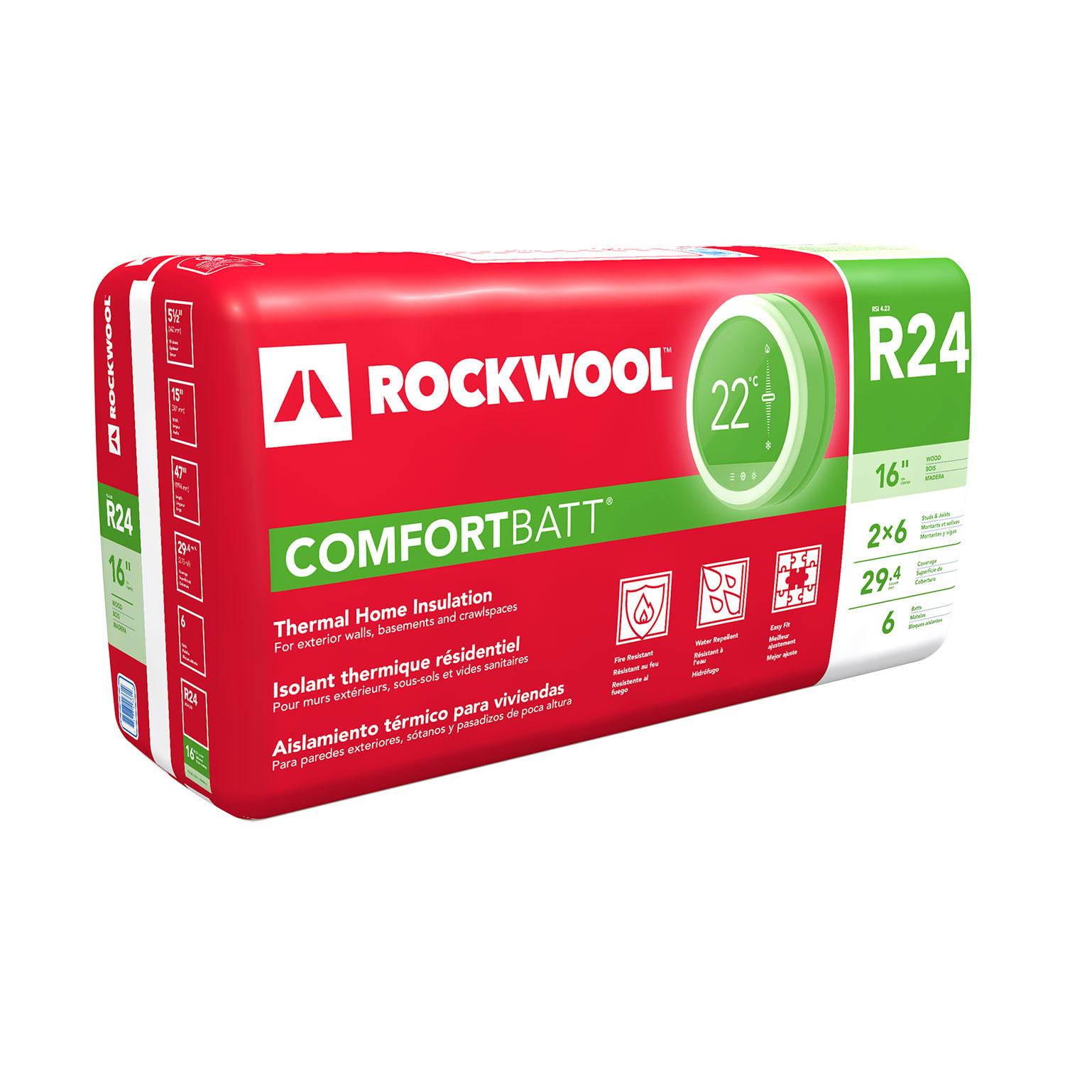 Natte isolante thermique montant acier 48" x 16-1/4"x6" R24