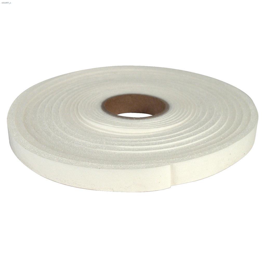 1/2" x 16.4' White Open Cell Insulating Foam Tape