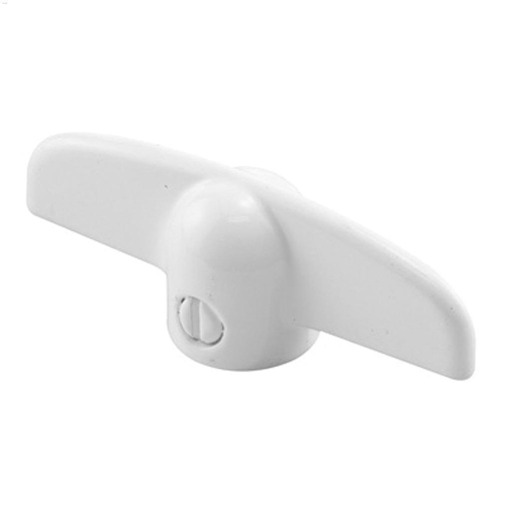5/16" x 3/4" x 2-3/8" White Casement Operator Tee Handle