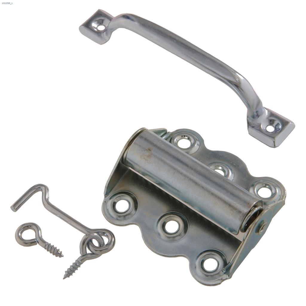 V92 Zinc Plated Screen Door Set With Spring Door Hinge
