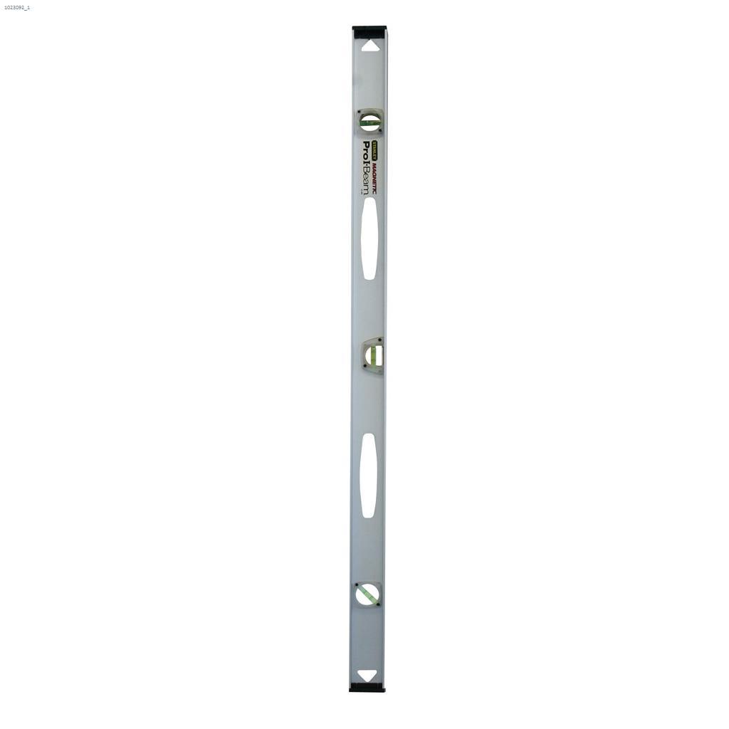 FATMAX 48" Silver/Yellow 3 Vial Magnetic Box Beam Level