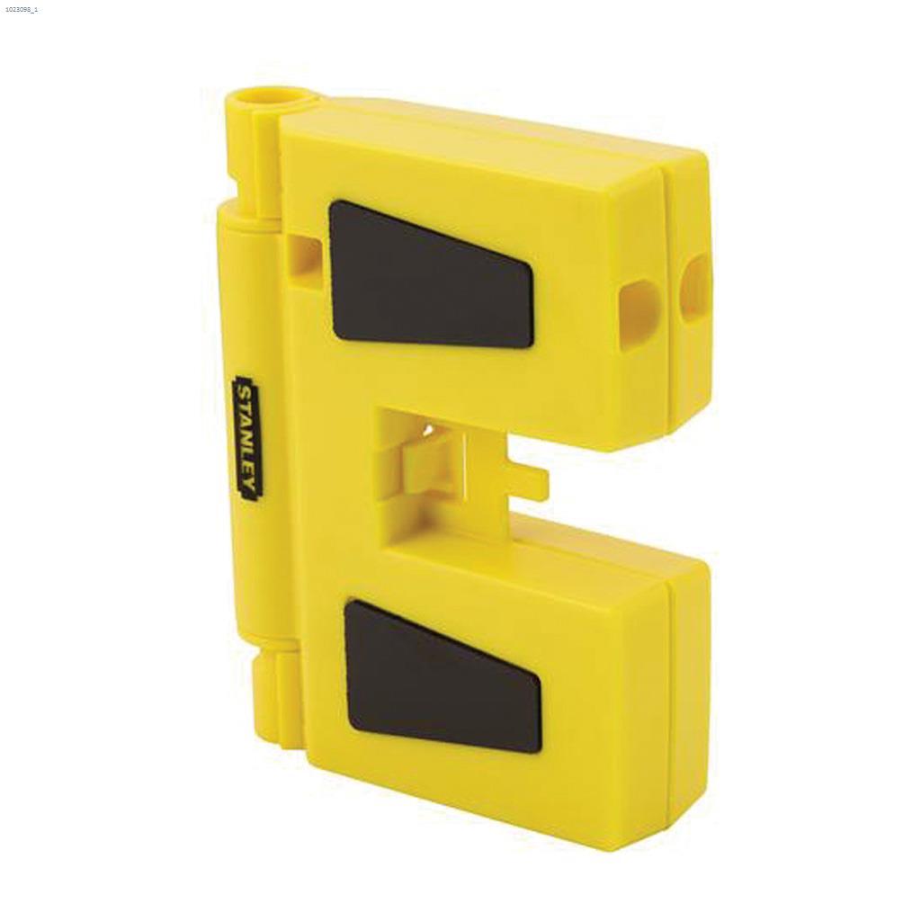 6-1/8" Yellow 3 Vial Magnetic Post Level