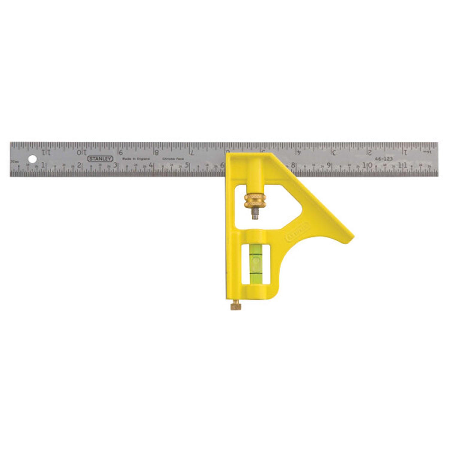 12" Die Cast Brass English Combination Square