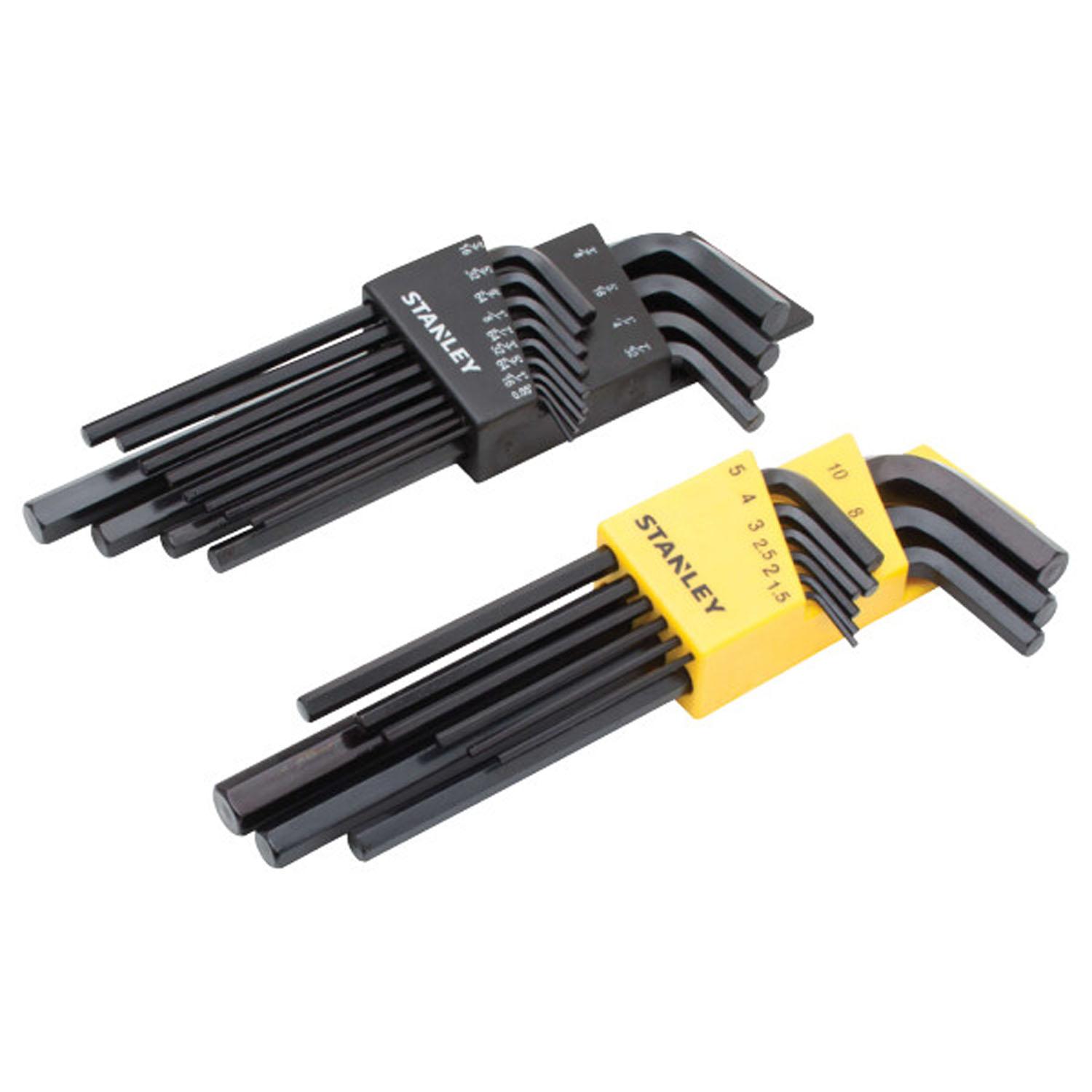Ensemble de mèche hexagonale pliable SAE 22 pièces