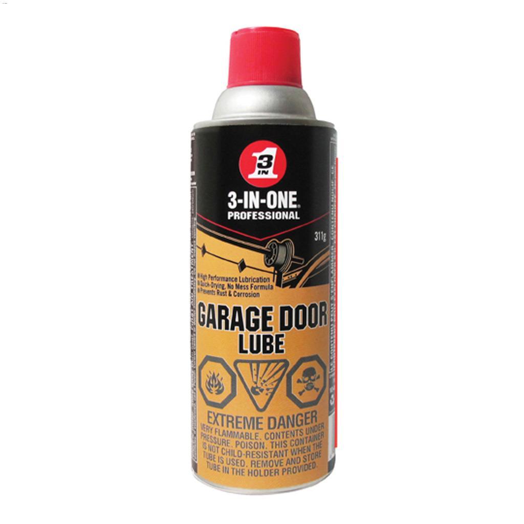 Lubrifiant pour porte de garage aérosol 3-en-1 311  g