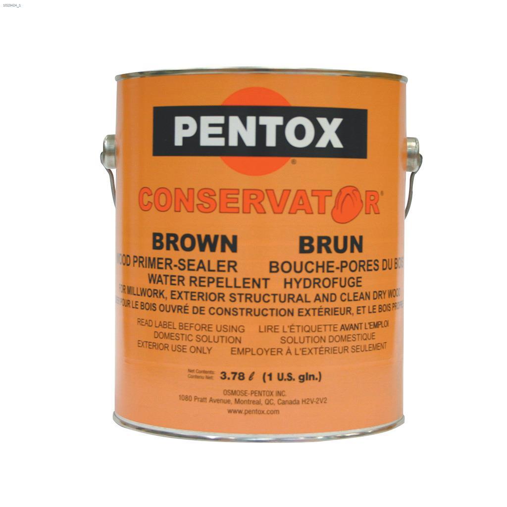 Produit préservation du bois Pentox® brun rustique 3,78L