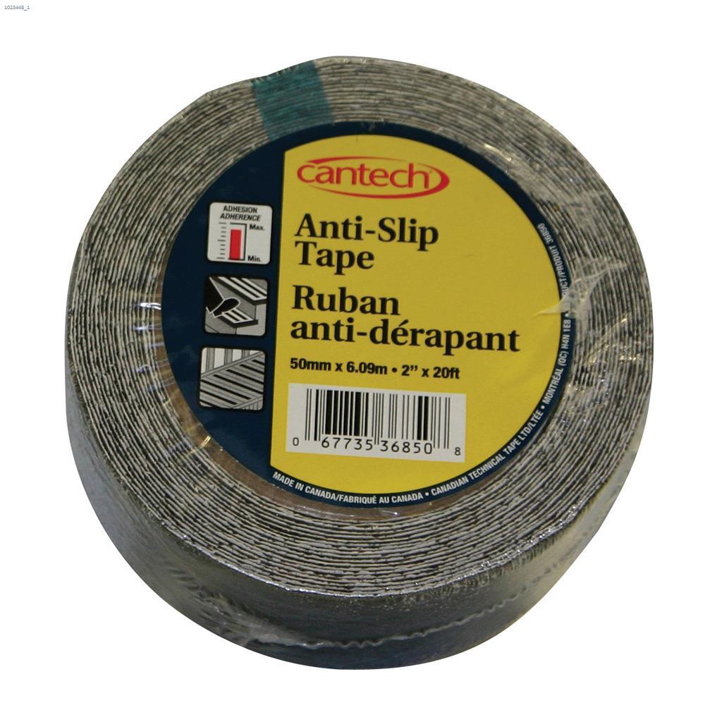 Cantech 2" x 6.60 yd Black Anti-Slip Tape