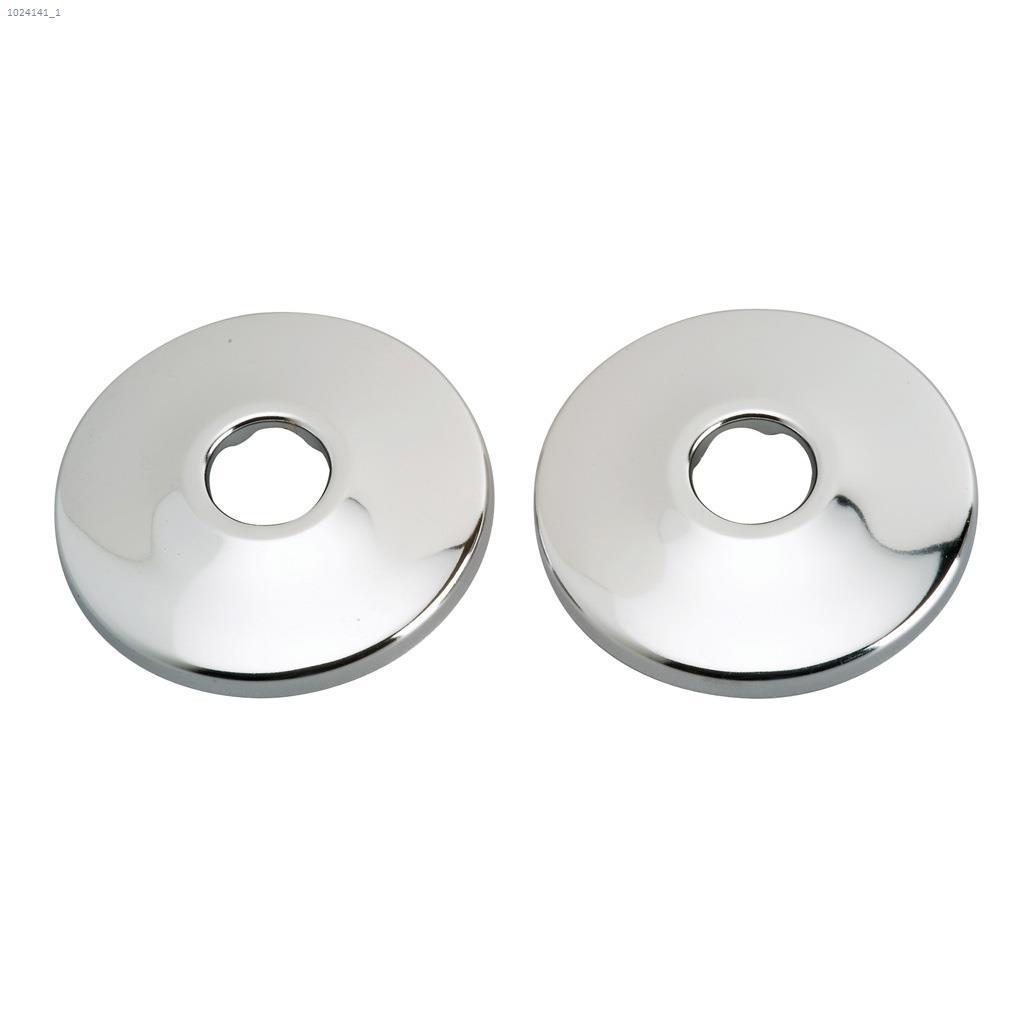 1/2" C 3/8" IP Chrome Plated Steel 2-Piece Pipe Flange Set