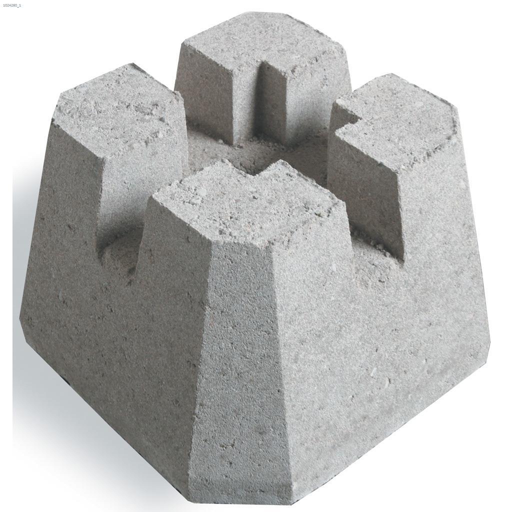 6" x 6" 4 Way Deck Block