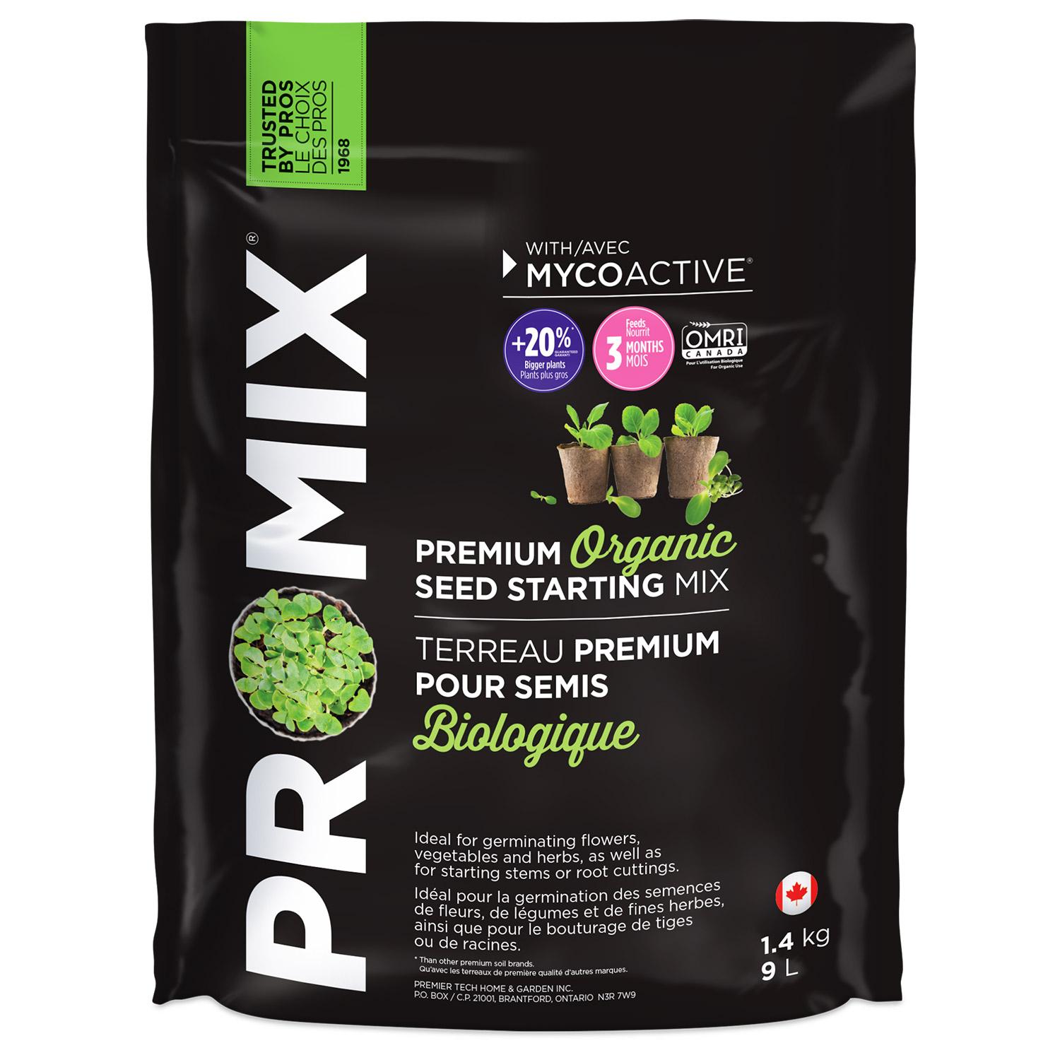 Mélange départ de graine organique Pro-Mix® MycoActive® 9L