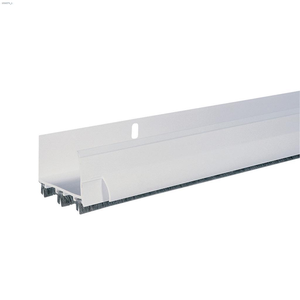 36" Vinyl White Door Bottom With Fiber Fins