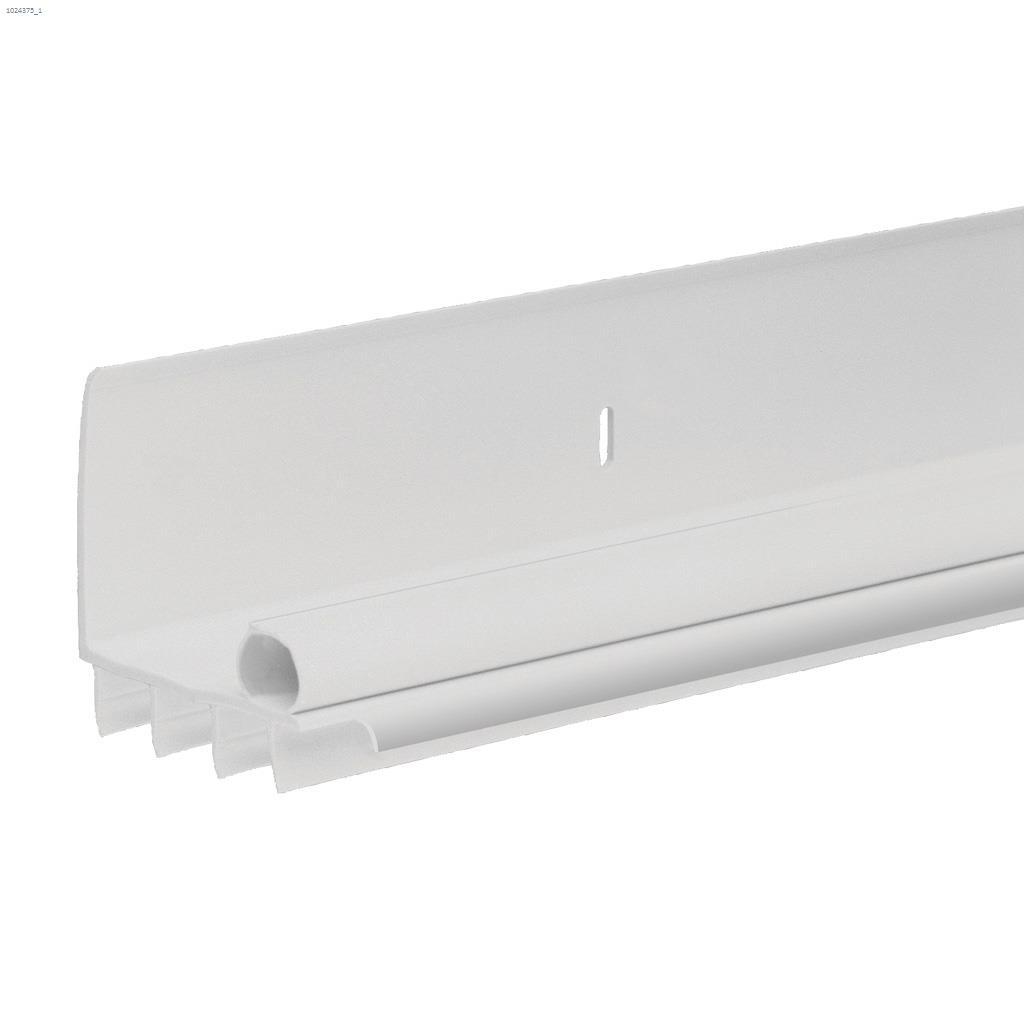 36" Vinyl White Door Bottom With Fins