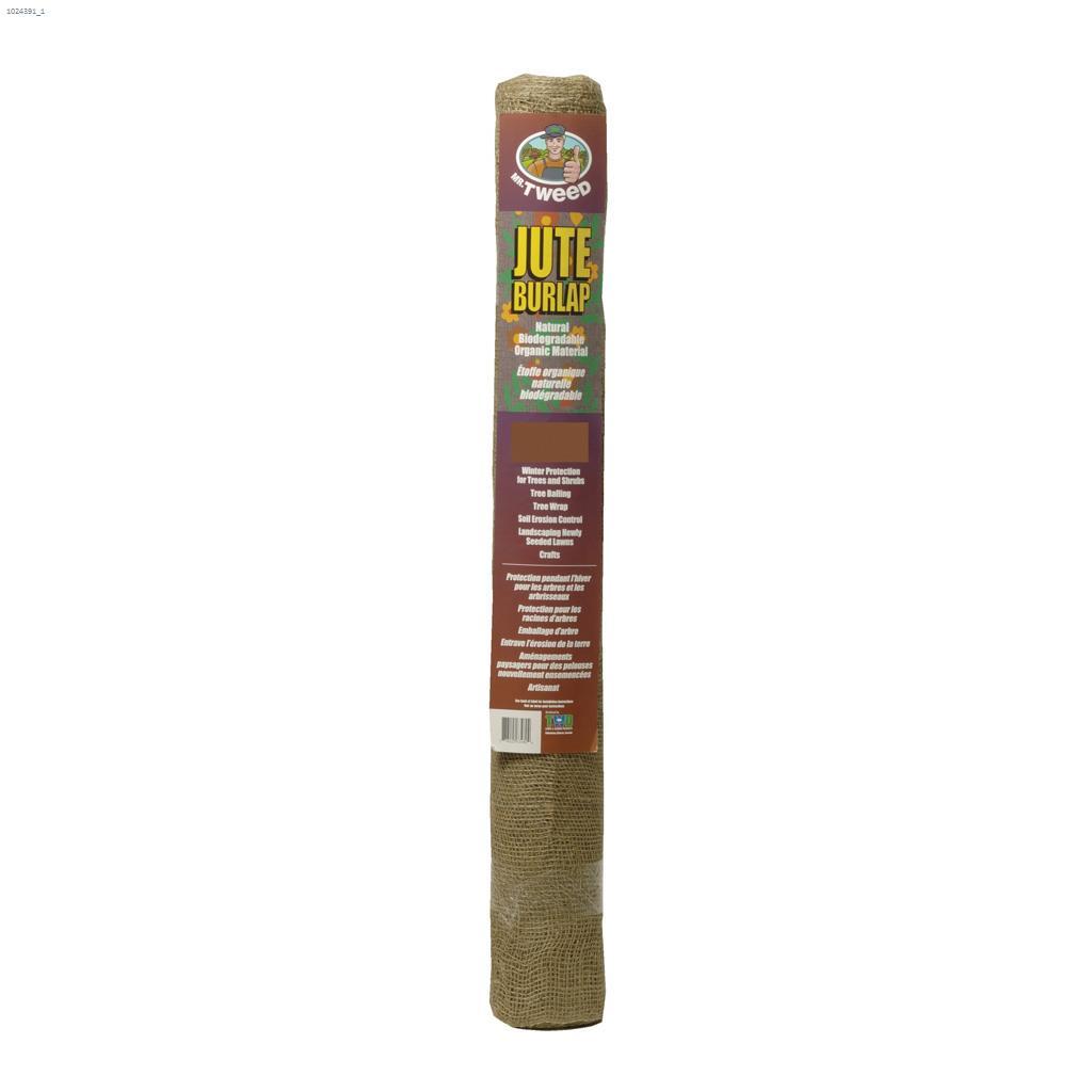 3' x 48' Natural Jute Fibers Burlap