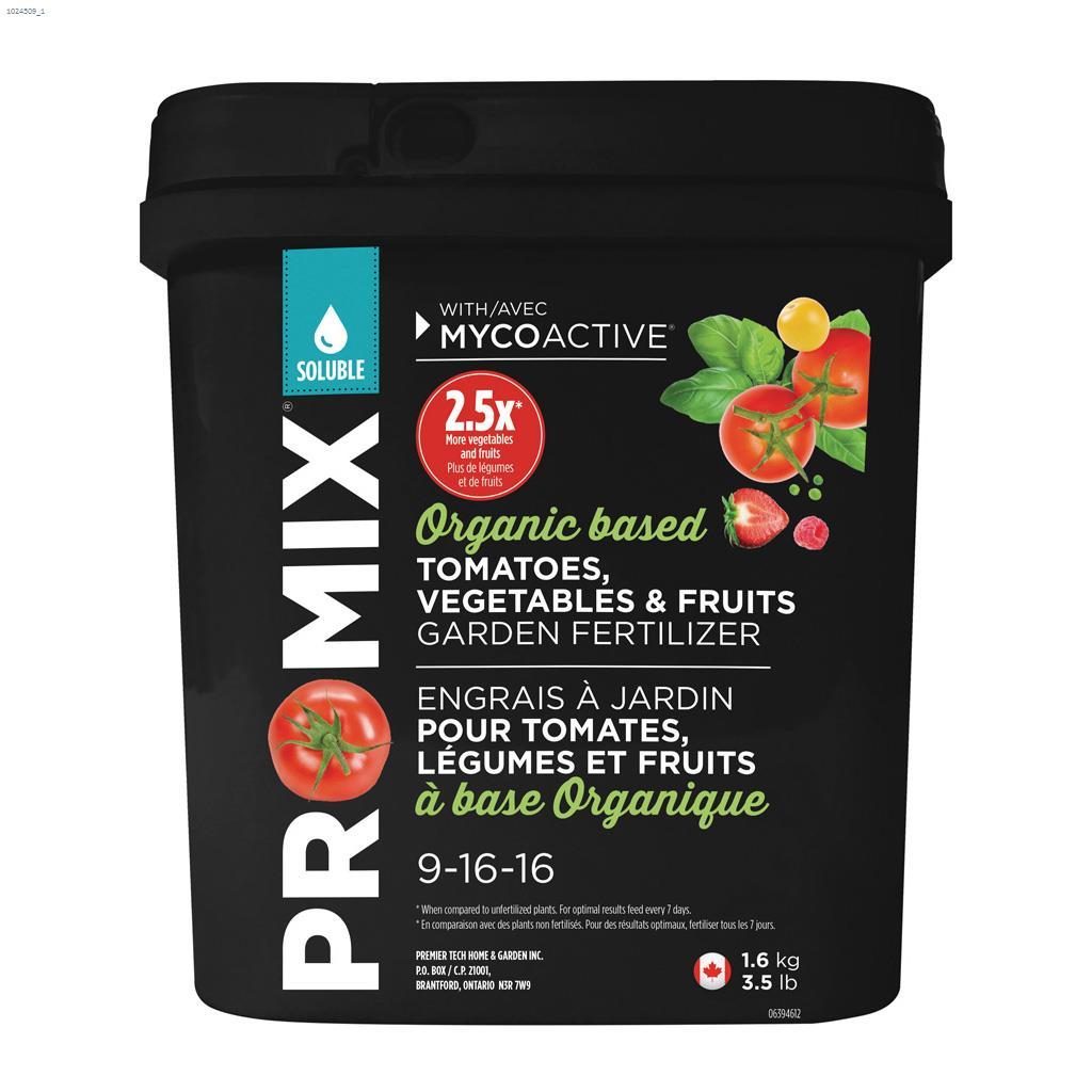 Engrais de jardin, lég et fruits Pro-Mix® MycoActive® 1,6kg