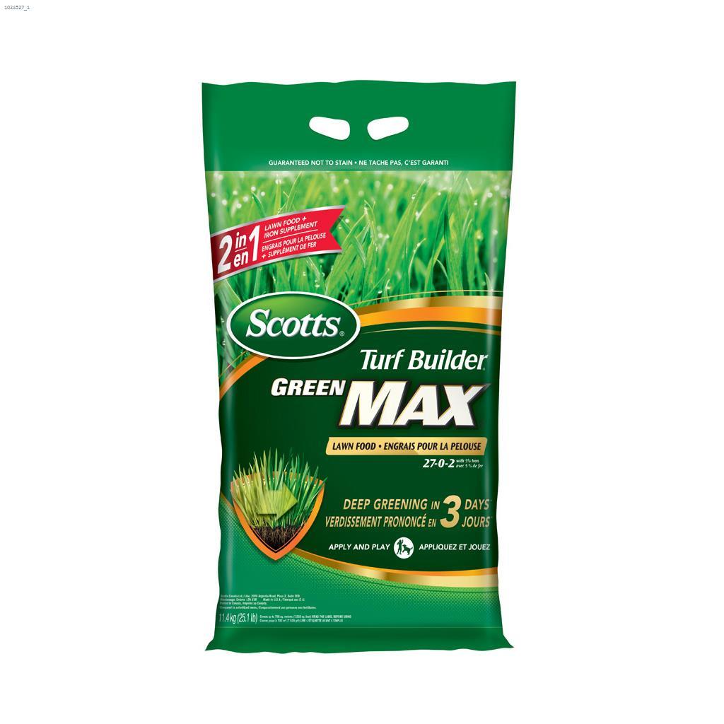 Engrais à pelouse Scotts® Turf Builder® Green Max™ 11.4  kg
