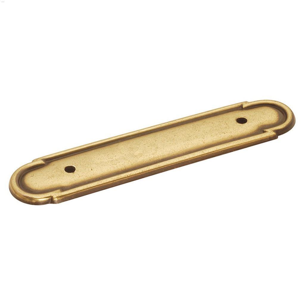 5" x 1-1/8" Zinc Lancaster Hand Polished Pull Backplate