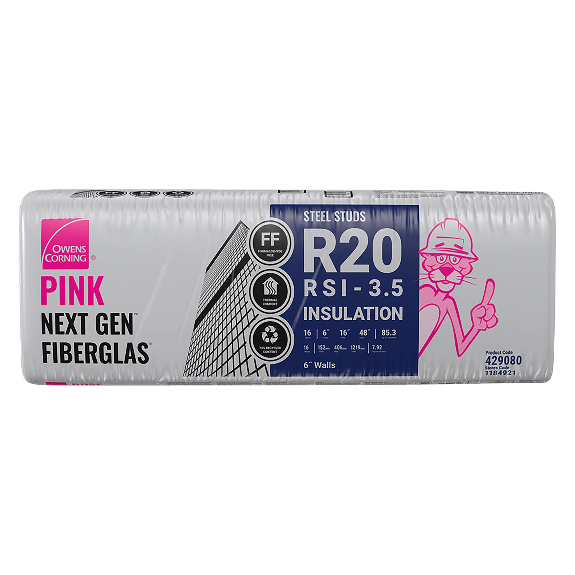 L'isolant ROSE NEXT GENMC FIBERGLASMD de Owens CorningMD est