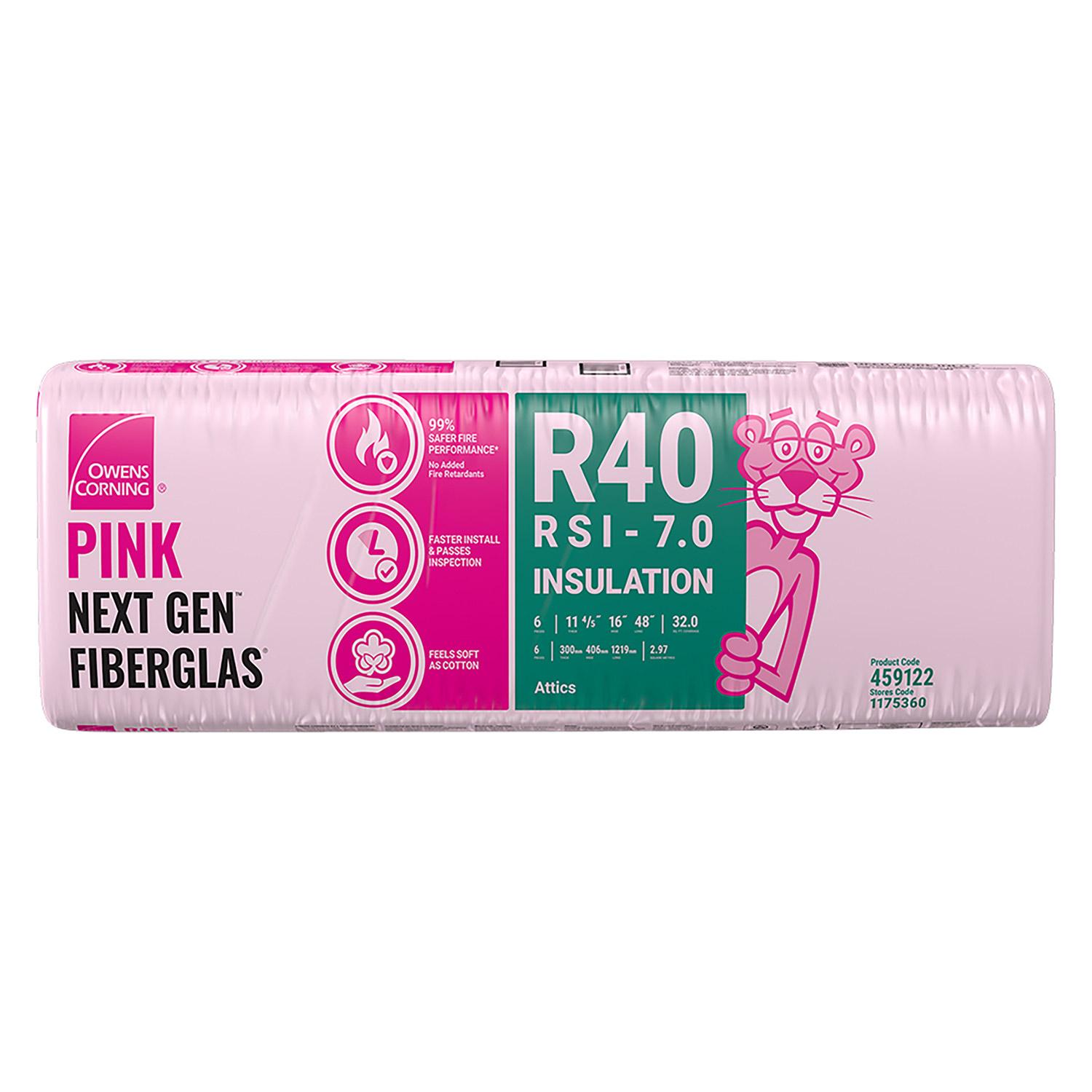 Owens Corning Insulation WS R40 48" x 16" x 11"-32.0 Sqft
