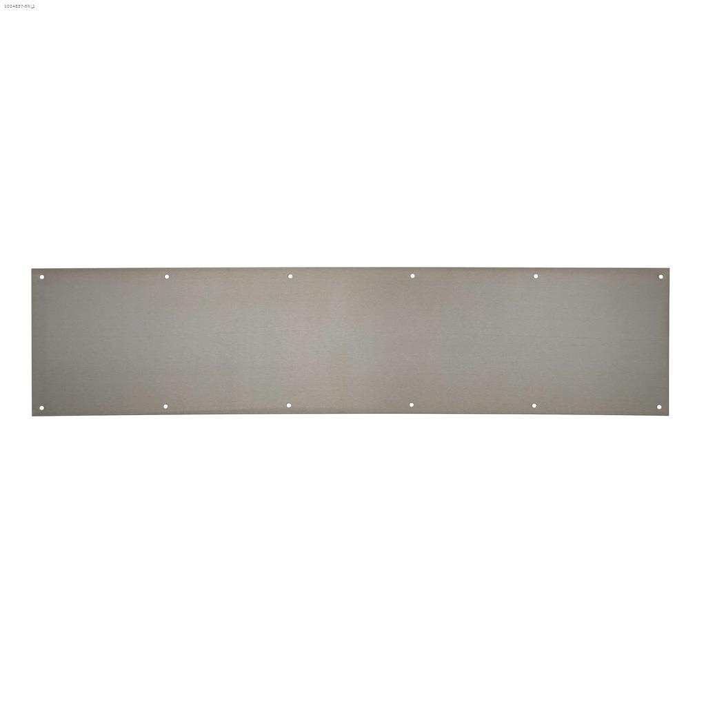 Curb Appeal 34" x 8" Satin Nickel Kick Plate