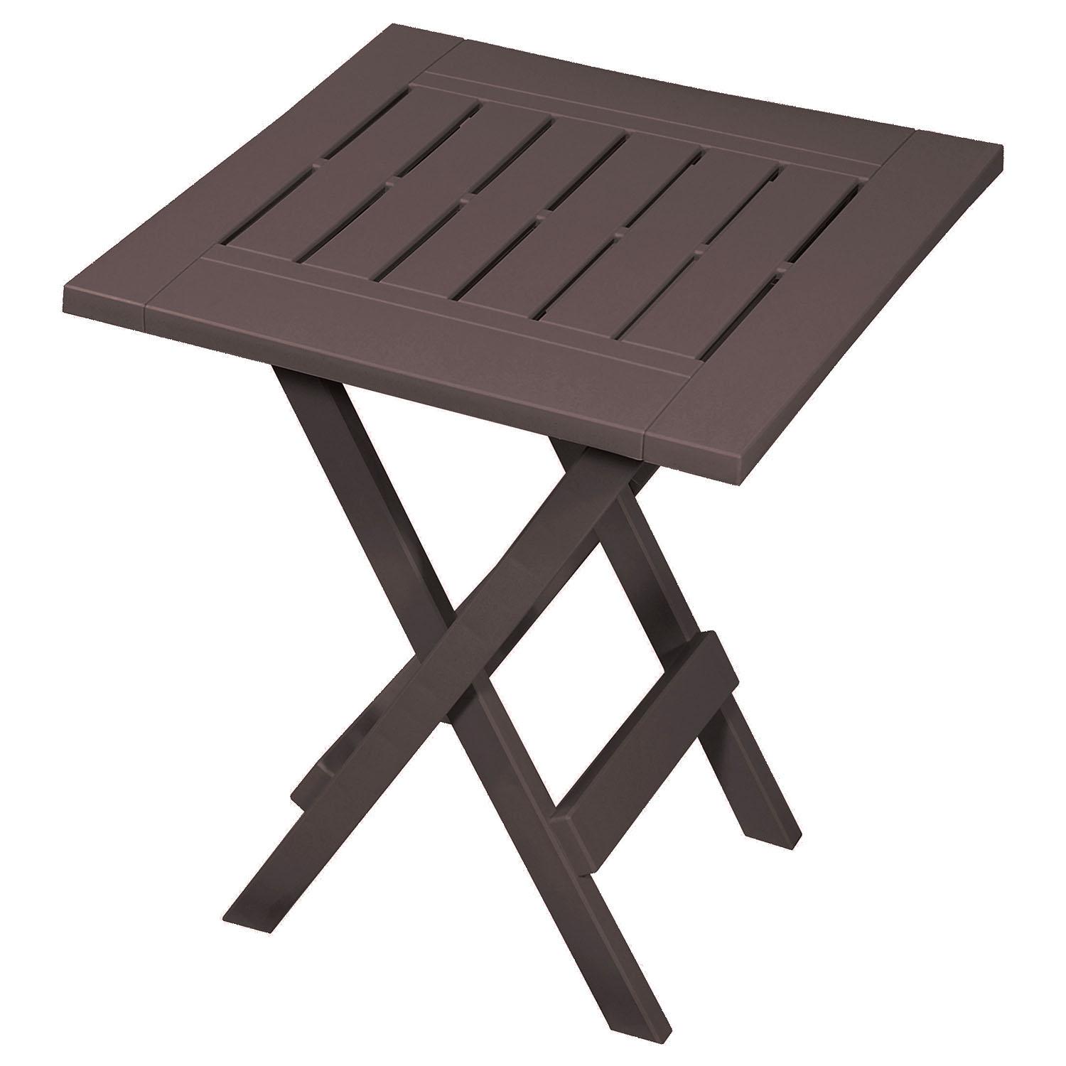 Table d'appoint de patio pliante