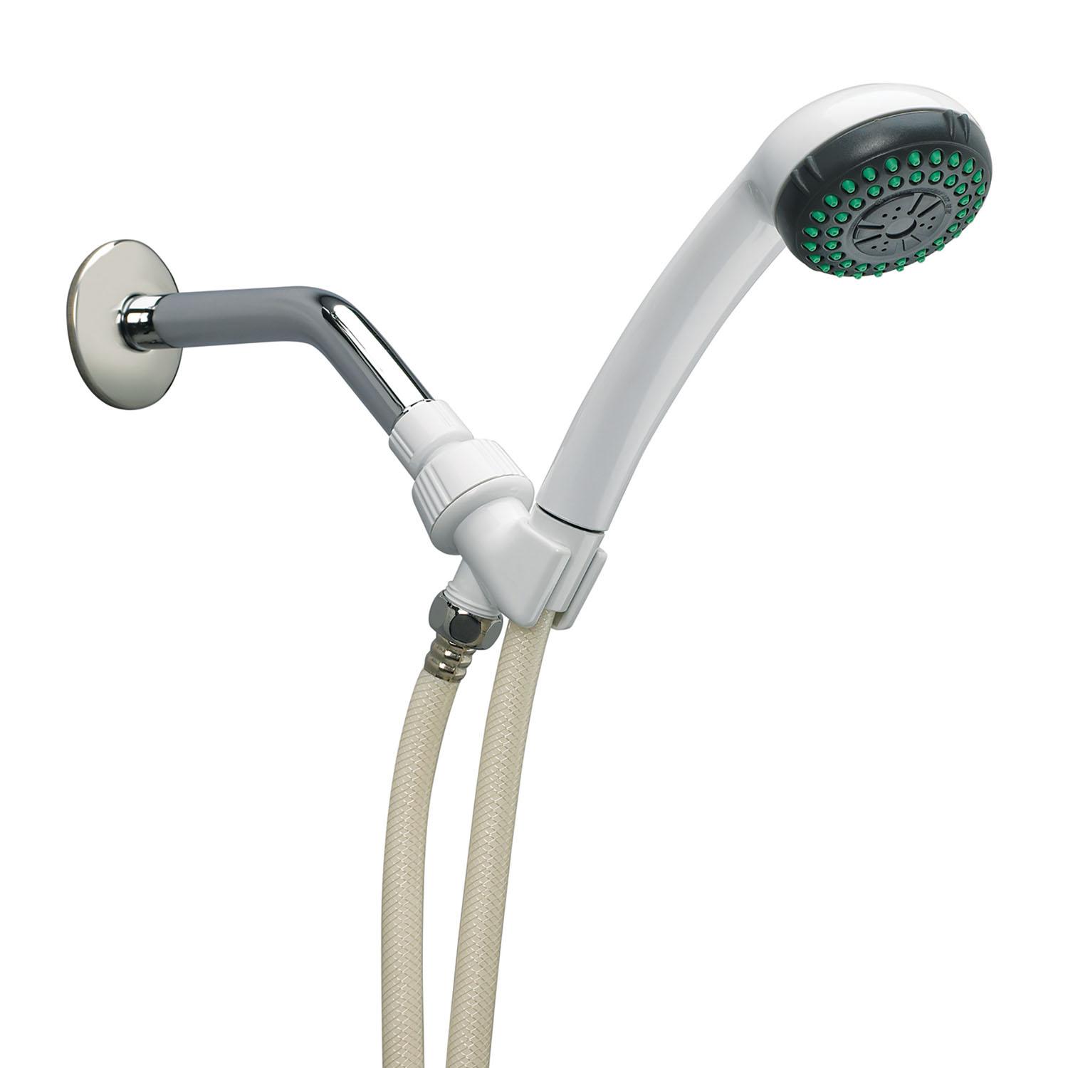 M-Line 3-Setting White Pulsator Hand Shower