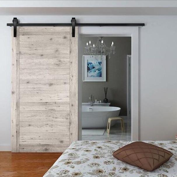 Barn Sliding Door Hardware - Black Contemporary