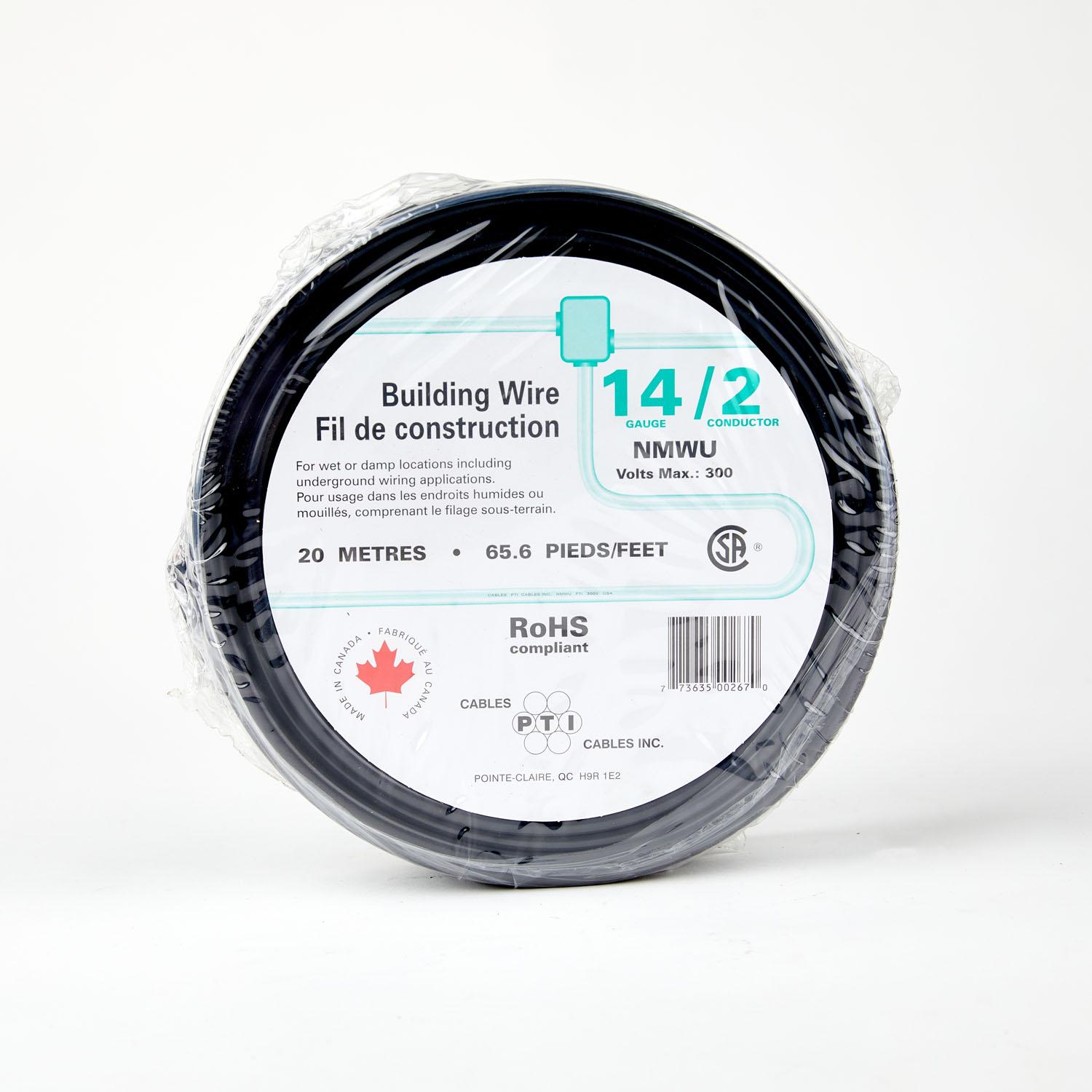 14/2 NMWU 20M Underground Copper Wire