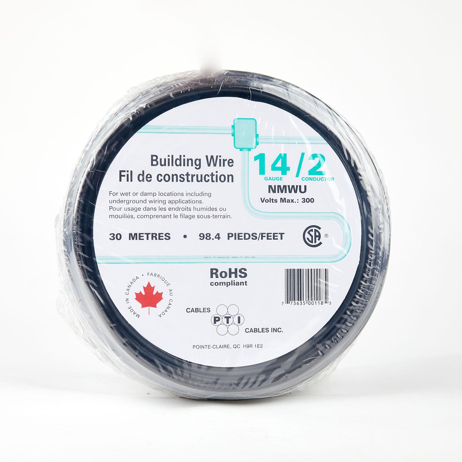 14/2 NMWU 30M Underground Copper Wire
